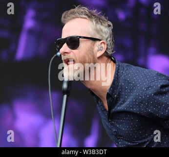 London, Großbritannien. 13. Juli, 2019. Die amerikanische Band tritt am Tag 4 im Hyde Park während einer britischen Sommer Festival in London. Credit: SOPA Images Limited/Alamy leben Nachrichten Stockfoto