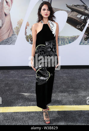 Hollywood, USA. 13. Juli, 2019. HOLLYWOOD, LOS ANGELES, Kalifornien, USA - 13. Juli: Schauspielerin Eiza Gonzalez kommt bei der Weltpremiere von Universal Pictures' "Fast & Furious präsentiert: Hobbs & Shaw" bei Dolby Theater am Juli 13, 2019 in Hollywood, Los Angeles, Kalifornien, USA. (Foto von Xavier Collin/Image Press Agency) Quelle: Bild Presse Agentur/Alamy leben Nachrichten Stockfoto