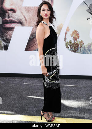 HOLLYWOOD, LOS ANGELES, Kalifornien, USA - 13. Juli: Schauspielerin Eiza Gonzalez kommt bei der Weltpremiere von Universal Pictures' "Fast & Furious präsentiert: Hobbs & Shaw" bei Dolby Theater am Juli 13, 2019 in Hollywood, Los Angeles, Kalifornien, USA. (Foto von Xavier Collin/Image Press Agency) Stockfoto