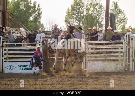 Rodeo Ereignis in Cochrane, Alberta, Kanada Stockfoto