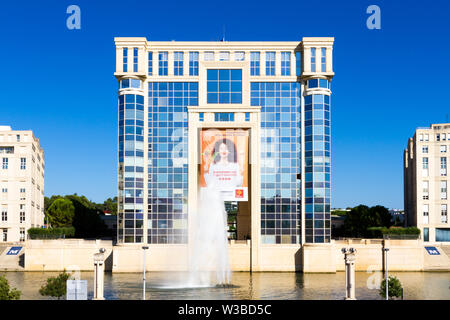 Montpellier, Frankreich - 11. September 2018: Der Antigone in einer schönen sonnigen Sommer am Nachmittag Stockfoto