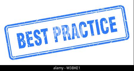 Best practice Stempel. best practice Square grunge unterzeichnen. best practice Stock Vektor