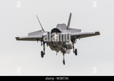 ZM 137 ist der dritte Lockheed Martin F35 B Blitz II für die RAF, zunächst am Montag, den 2. April in Fort Worth, Texas geflogen. Stockfoto