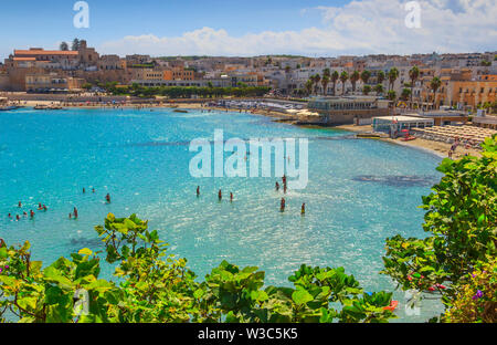 Die schönsten Dörfer in Italien: Otranto. Auf einem felsigen am östlichsten Küste Italiens Sporn, Otranto ist etwa 45 km von Lecce (Salento). Stockfoto