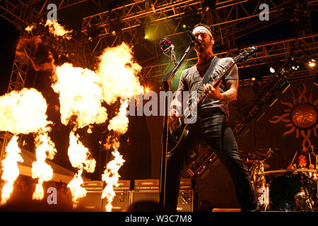 Sully Erna Leadsänger von Godsmack führt an Inkcarceration 7-13-2019 Stockfoto