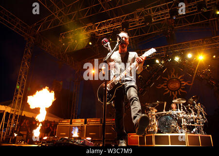 Sully Erna Leadsänger von Godsmack führt an Inkcarceration 7-13-2019 Stockfoto