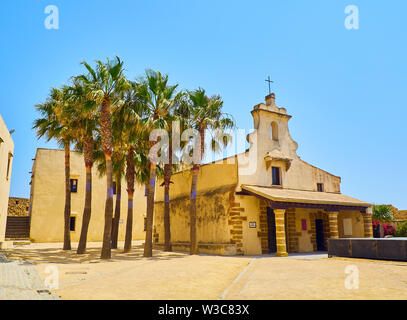 Cadiz, Spanien - 23. Juni 2019. Kapelle der Santa Catalina Kirche. Cadiz. Andalusien, Spanien. Stockfoto