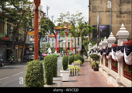 Typische Straße von Bangkok. Königreichs Thailand Stockfoto