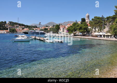 Hafen von Cavtat Kroatien Stockfoto