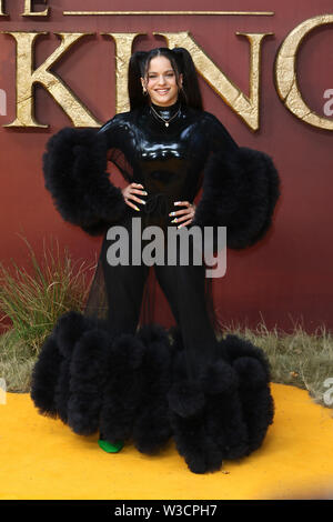 Rosalia, Der König der Löwen - Europäische Premiere, Leicester Square, London, UK, 14. Juli 2019, Foto von Richard Goldschmidt Stockfoto