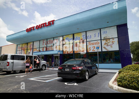 Günstige Orlando und Florida Geschenk Outlet Store in Kissimmee, Florida Vereinigte Staaten von Amerika Stockfoto
