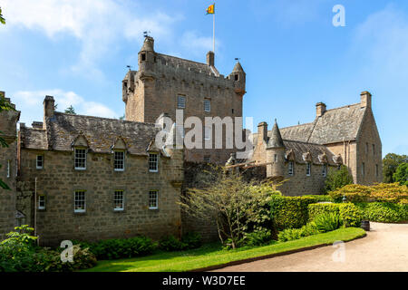 Cawdor Castle und seine Gärten, Cawdor, nordöstlich von Inverness, Schottland, Großbritannien Stockfoto