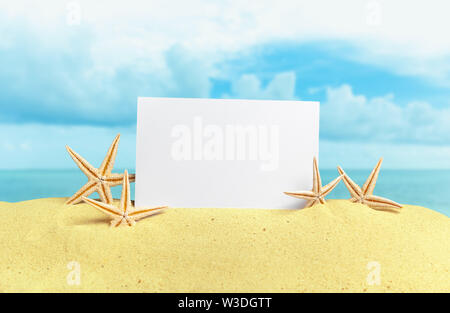 Sommer-card Stockfoto