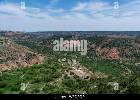 Blick über Palo Duro Canyon State Park, Texas, USA Stockfoto