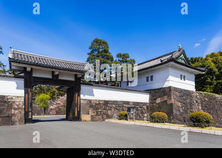 Japan, Honshu, Tokio, Hibiya, Imperial Palace, Sakuradamon Gate Stockfoto