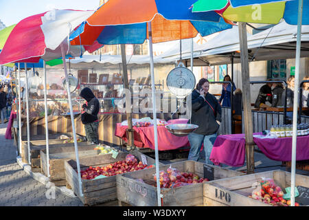 Hobart Tasmanien, Salamanca Place Samstag Markt in Hobart, Australien Stockfoto