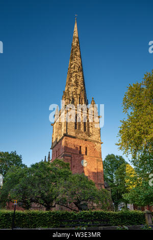 St Mary's Church, Shrewsbury, Shropshire, Großbritannien Stockfoto