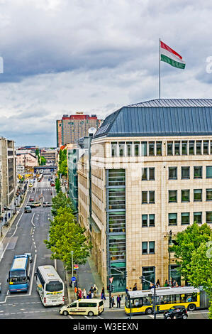 Berlin, Wilhelmstraße Richtung Charité Stockfoto