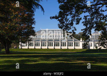 Die Gemäßigten Haus, Kew Gardens, London, UK Stockfoto