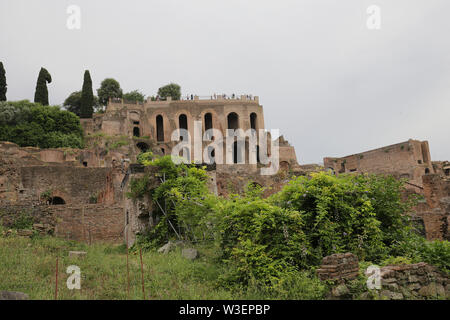 Rom, Italien, 16. JUNI 2015: die architektonischen Details des Forum Romanum, 16. Juni 2015 in Rom, Italien Stockfoto