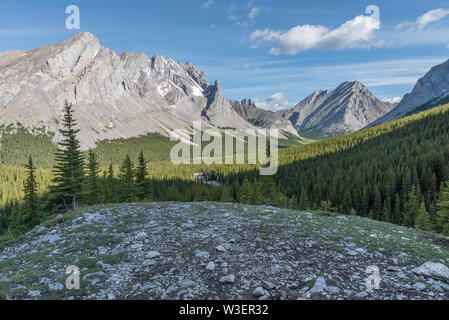 Winkelstück Pass in Peter Lougheed Provincial Park, Alberta, Kanada Stockfoto