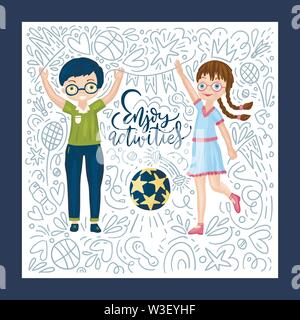 Vektor Schule Karte. Zurück zu Schule. Stock Vektor