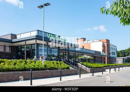 Waitrose Supermarkt in Northwich Cheshire UK Stockfoto