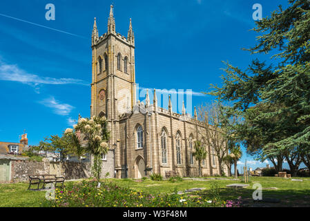 St. Marien Kirche, Chapel Street, Penzance, Cornwall, England, Vereinigtes Königreich. Stockfoto