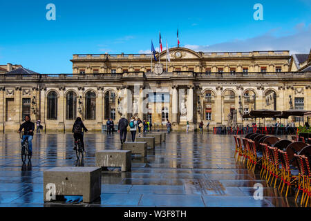 Hotel de Ville Palais Rohan, Rathaus. Bordeaux, Gironde. Region Aquitanien. Frankreich Europa Stockfoto