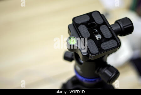 Benro Stativ Kopf und Platte Stockfoto