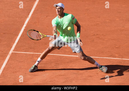 Antoine Hoang aus Frankreich während des 12.Tag der French Open am 1. Juni 2019 in Paris, Frankreich Stockfoto