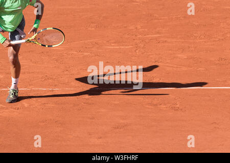 Antoine Hoang aus Frankreich während des 12.Tag der French Open am 1. Juni 2019 in Paris, Frankreich Stockfoto