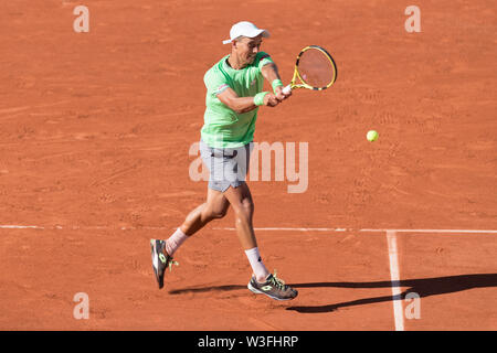 Antoine Hoang aus Frankreich während des 12.Tag der French Open am 1. Juni 2019 in Paris, Frankreich Stockfoto