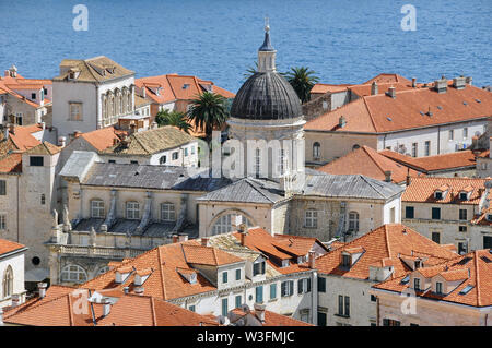 Dubrovnik Kathedrale Die Kathedrale Uznesenja Blažene Djevice Marije, Dubrovnik, Kroatien, Europa Stockfoto