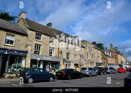 Stow-on-the-Wold, Gloucestershire, England, UK. Ein Dorf in den Cotswolds. Stockfoto