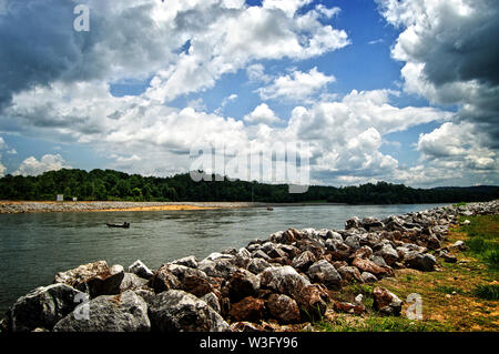 Neely Henry Lake Dam Stockfoto