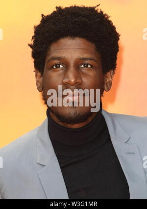 London, Großbritannien. Am 15. Juli 2019. London, Großbritannien. Labrinth auf europäischer Premiere von Disney's der König der Löwen im Odeon Luxe Kino, Leicester Square, London Am 14. Juli 2019 Ref: LMK73-J 5182-150719 Keith Mayhew / Sehenswürdigkeit Media Credit: LMK MEDIA/Alamy leben Nachrichten Stockfoto