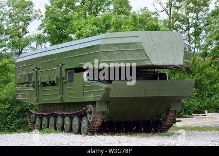 Kroatischen Unabhängigkeitskrieg Museum Muzej Domovinskog rata Karlovac, Kroatien, Europa Stockfoto