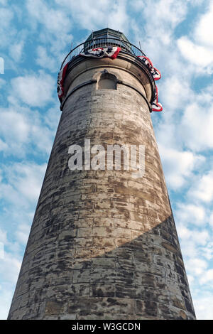 Historischer Leuchtturm in Fairport Harbor, Ohio, USA. Stockfoto