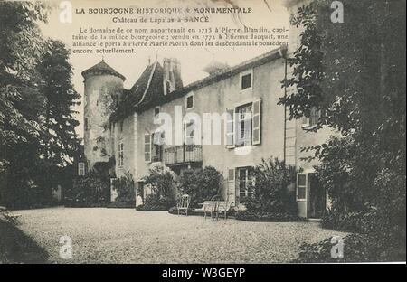 Château de Sancé dit Château Lapalus. Stockfoto