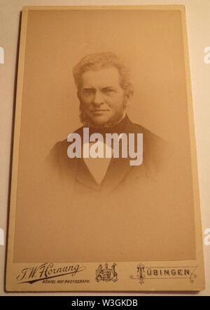 Christoph von Sigwart - Professor der Philosophie - WS 1896/97. Stockfoto