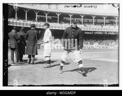 Christy Mathewson, New York, NL (Baseball) Stockfoto