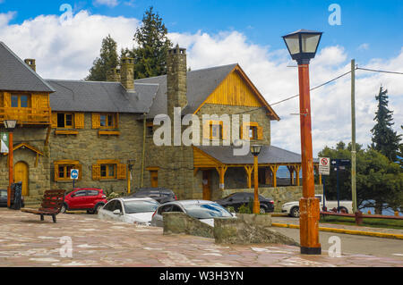 Civic Center Centro Civico Innenstadt Stadt Bariloche San Carlos de Bariloche, Argentinien Stockfoto