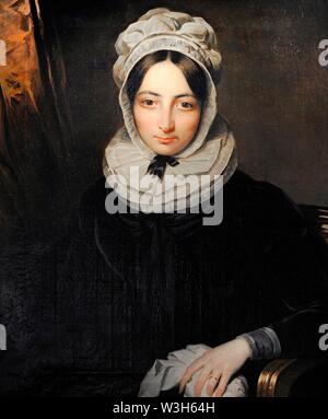 María Teresa del Riego y Bustillos (1800-1824). Viuda del General Riego. Retrato por Benjamin de la Cour, hacia 1824. Museo del Romanticismo. Madrid. España. Stockfoto