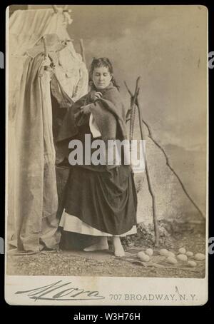 Clara Louise Kellogg im Kostüm Stockfoto