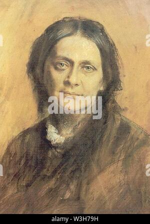 Clara Schumann 1878. Stockfoto