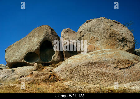 Ston Felsbrocken Felsen - IDAR Hügel Viertel Sabarkantha Gujarat Indien Stockfoto