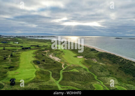 Die Open im Royal Portrush Nordirland Stockfoto