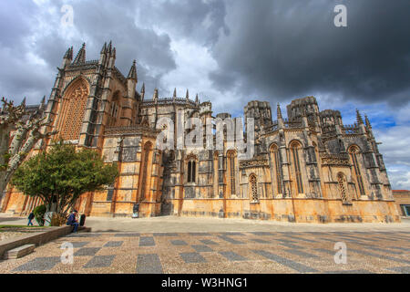 Capela Imperfeitas (das Kloster von Batalha) Stockfoto