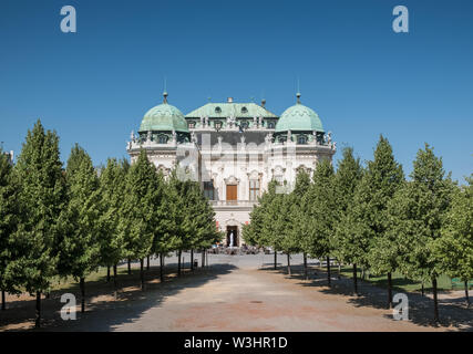 Schloss Belvedere, historischen Gebäudekomplex, Wien, Österreich Stockfoto